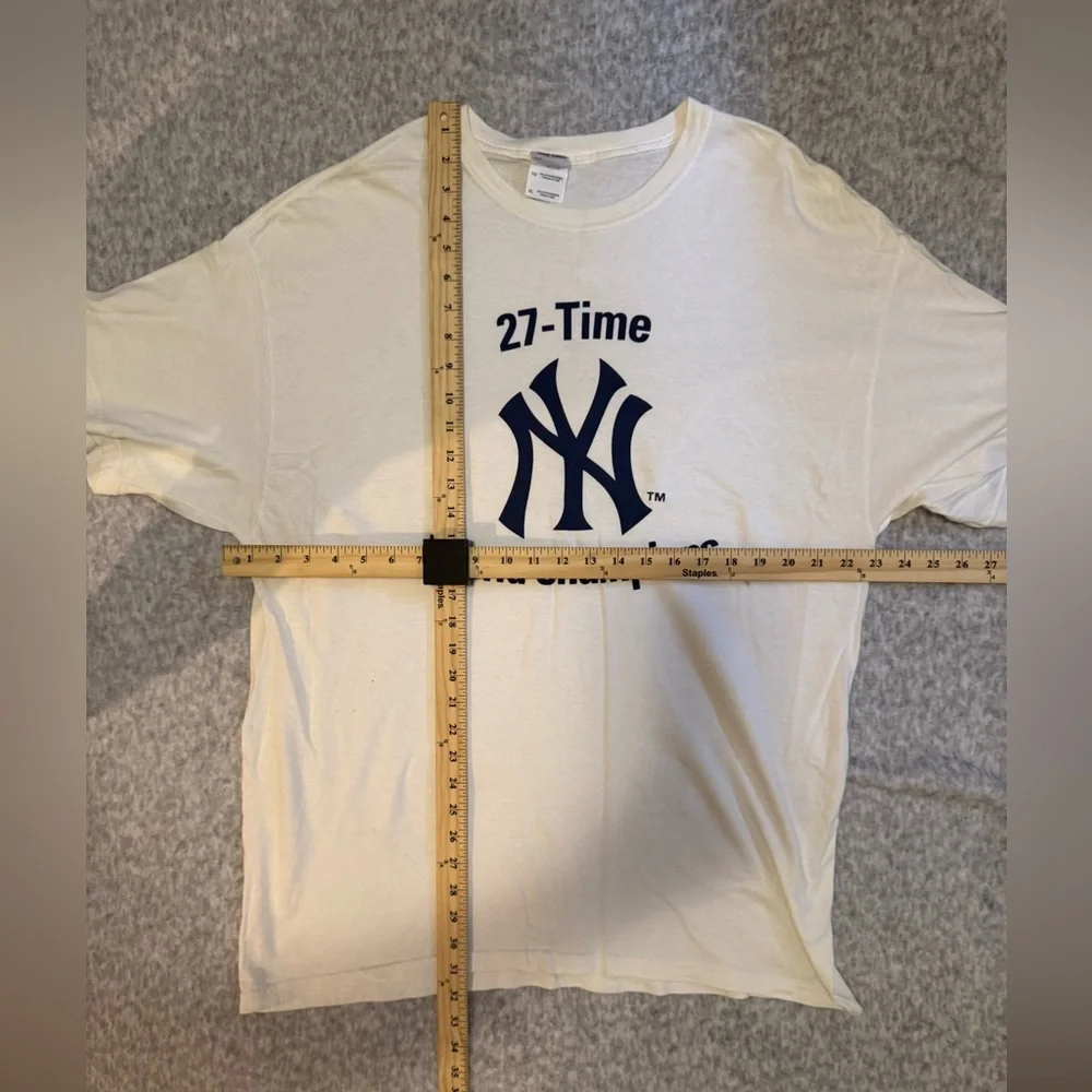 NYY Fan Appreciation Giveaway Shirt - 27 Time World Champions - Size XL - Picture 4 of 5